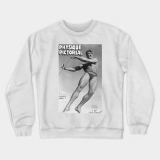 PHYSIQUE PICTORIAL - Vintage Physique Muscle Male Model Magazine Cover Crewneck Sweatshirt